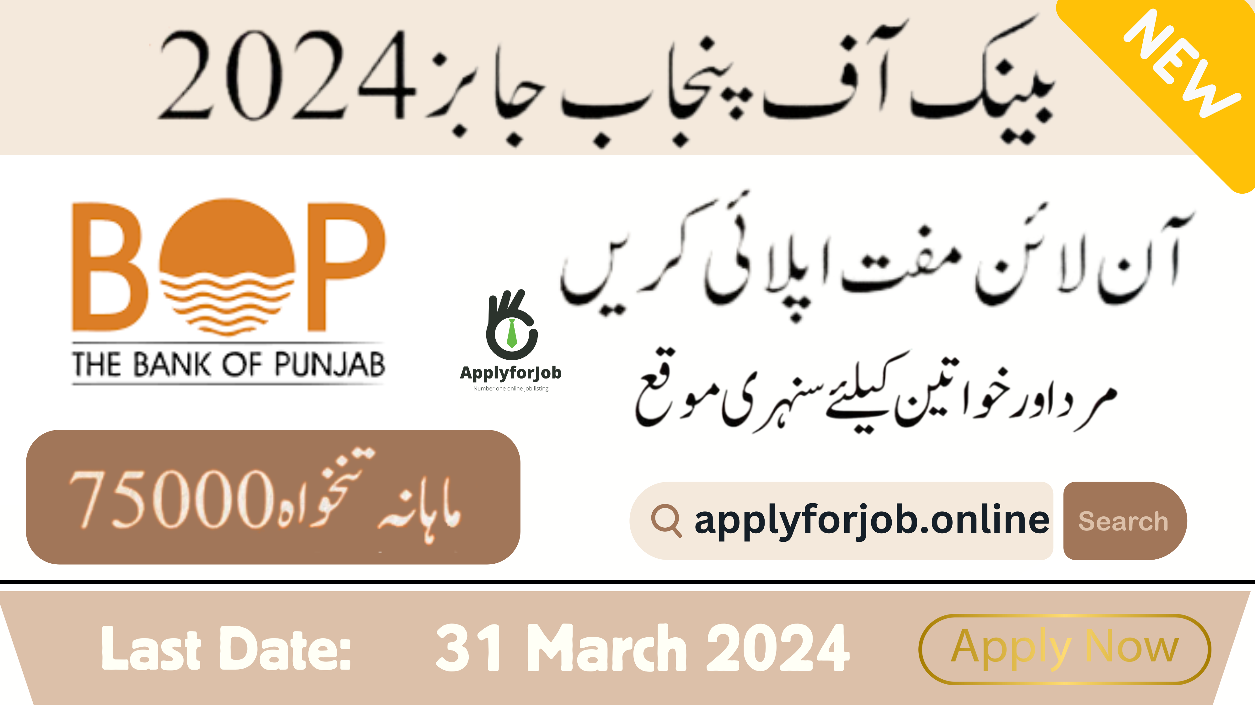 Bank of Punjab Jobs Apply for Job Online-ApplyforJob