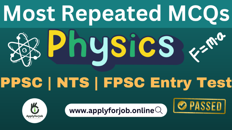 Mcat Physics Mcqs Pdf Free Download-ApplyforJob