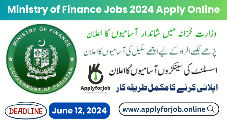 Ministry of Finance Jobs 2024 Apply Online-ApplyforJob