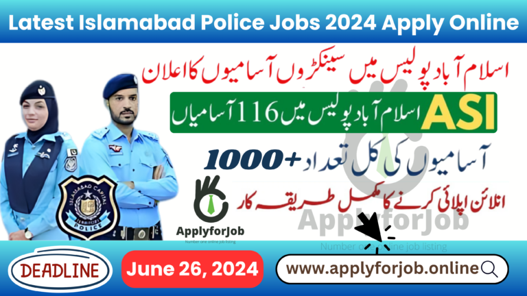 Latest Islamabad Police Jobs 2024 Apply Online-ApplyforJob